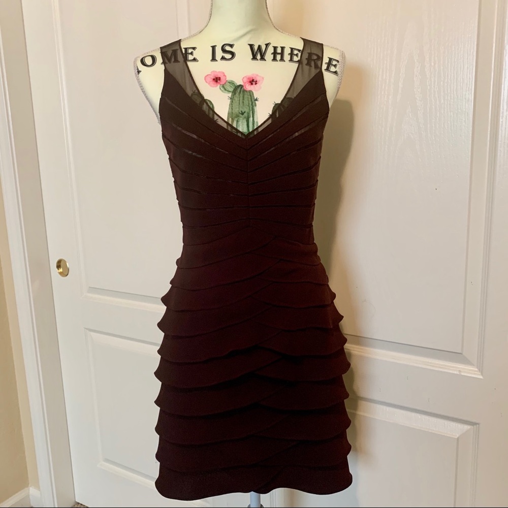 Dress eggplant color Eliza J size 4